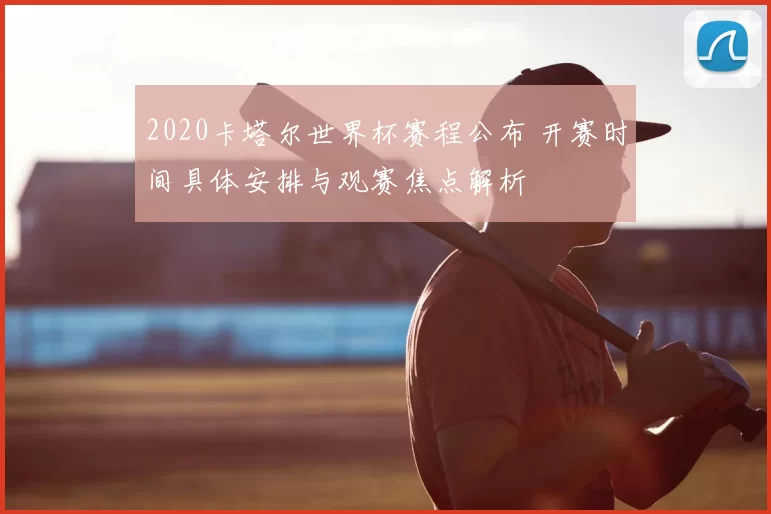 2020卡塔尔世界杯赛程公布 开赛时间具体安排与观赛焦点解析